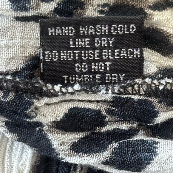 ANTHRO - RAVIYA women's Black and White Summer Strapless Dress - SIZE L - LARGE - Picture 12 of 17